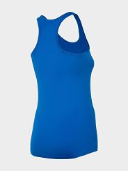 T-shirt fitness damski 4F kobalt TSDF001 NOSH4 - 2