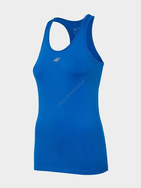 T-shirt fitness damski 4F kobalt TSDF001 NOSH4