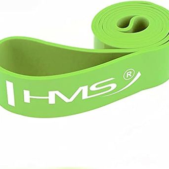 Guma do ćwiczeń HMS 83x4.5x2080mm GU05 lime