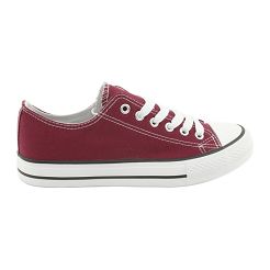 Tenisówki damskie CNSD-1 burgundy - 3