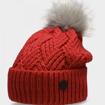 Czapka damska Outhorn ciemna czerwień CAD605 HOZ20