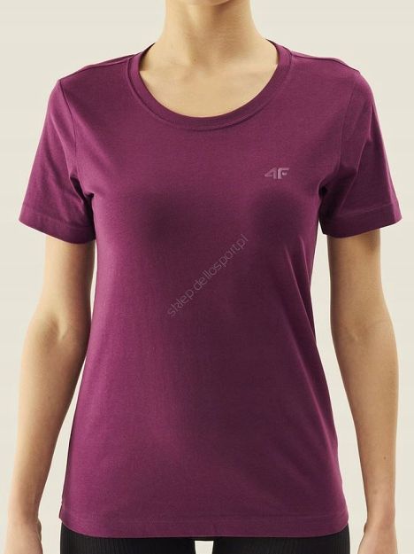 Tshirt ciemny fiolet F2356