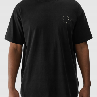 Tshirt głęboka czerń M2131