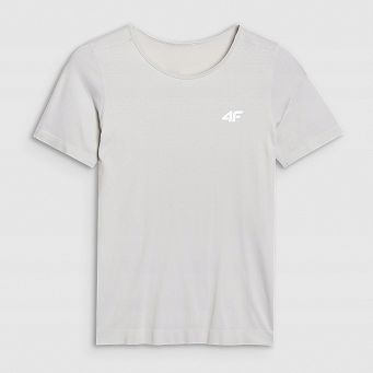 Tshirt Fnk chłodny jasny szary F1266
