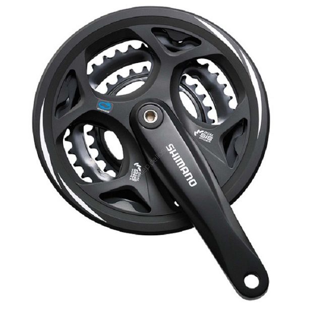 Mechanizm korbowy Shimano FC-M311 8rzędowy 28/38/48 170mm czarny EFCM311C888CL