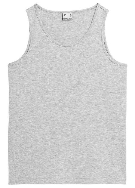 Tshirt chłodny jasny szary melanż F581