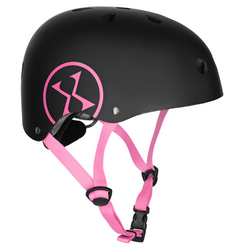 Kask M(55-58) Nils Extreme MTW001 czarno/różowy