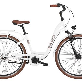 Rower 28" CASYA 3b biała satyna alu 17"
