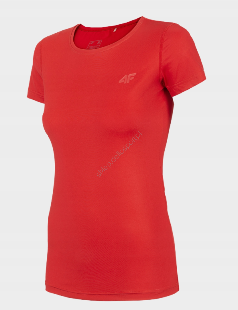 T-shirt funkcyjny 4F czerwony TSDF352 H4Z22