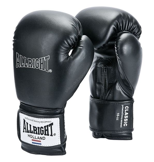 Rękawice boks. Allright Classic 12oz PU czar. 2025