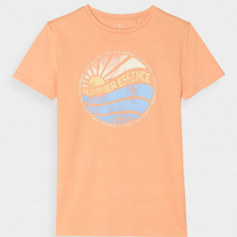 Tshirt pudrowy koral M1135