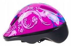 Kask XS(44-48) Biko Kid różowy ciem HM-BI115-1 - 3