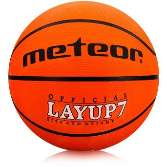 Piłka koszykowa Meteor Layup 5 pomarańczowa