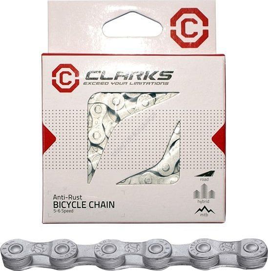 Łańcuch Clark's C10AR 10rz 116og Srebrny