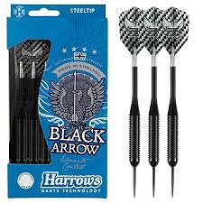 Harrows rzutki Steeltip Black Arrows 22g