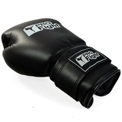 Rękawice bokserskie Profight PVC czarny 14 - 2