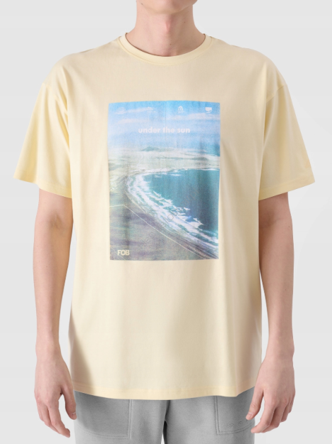 Tshirt jasny żółty M2132