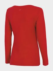 Longsleeve 4F czerwony TSDL350 H4Z22 - 2