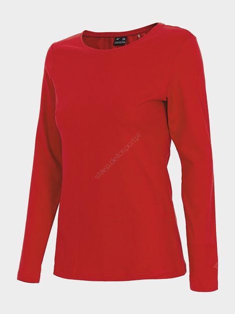 Longsleeve 4F czerwony TSDL350 H4Z22