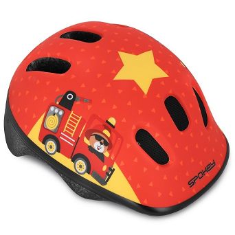 Kask M dla dzieci Spokey Fun czerwony 941014