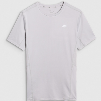 Tshirt fnk chłodny jasny szary M1263