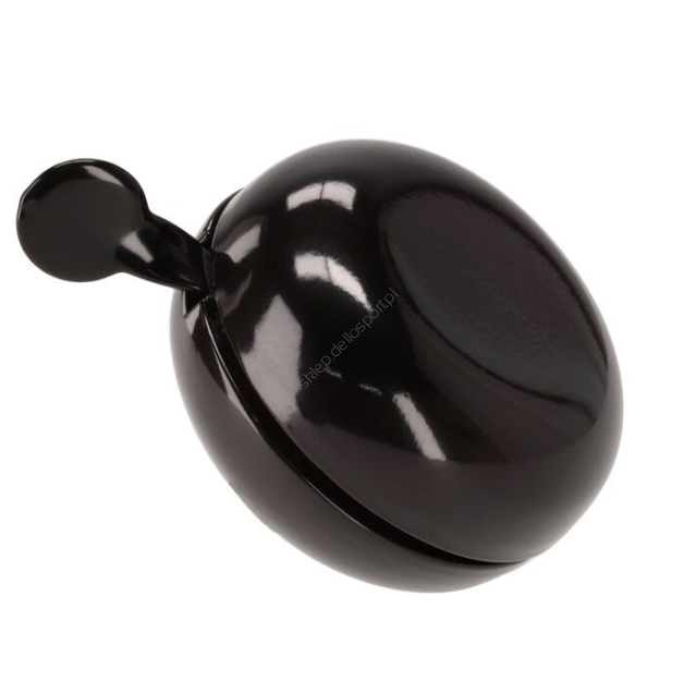 Dzwonek retro Gong XXL 80mm stalowy czarny