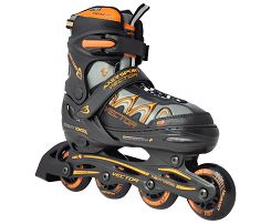 Łyżworolki 31-34 Vector orange 2w1 A1486 - 3