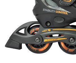 Łyżworolki 31-34 Vector orange 2w1 A1486 - 6