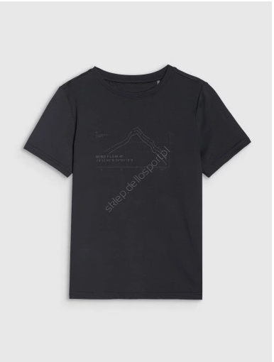 Tshirt fnk głęboka czerń M1212