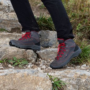 Buty Alpinus High Active grafitowo-czerwony GR43321