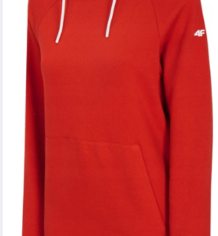 Bluza damska 4F czerwony BLD002 NOSH4

