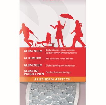 Wkładka aluminiowa z pęcherzykami powietrza 