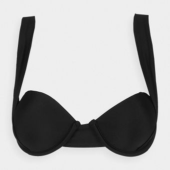 Bikini góra głęboka czerń F042 