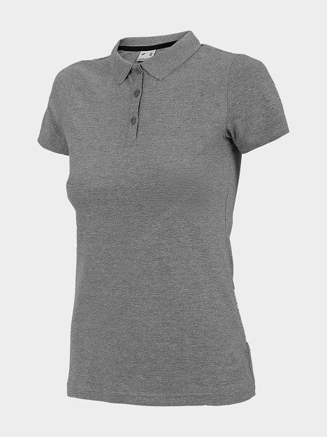T-shirt 4F średni szary melanż TSD356 H4Z22