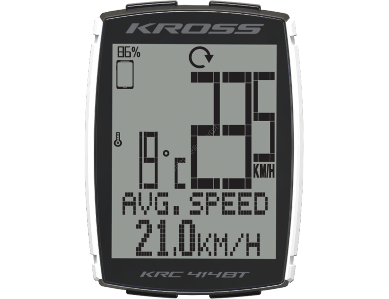 Licznik row. KRC 414BT 14-funk BLE 4.0 + SEN