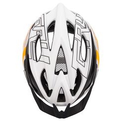 Kask M (55-58)  Meteor GRUVER white/black/orange - 2
