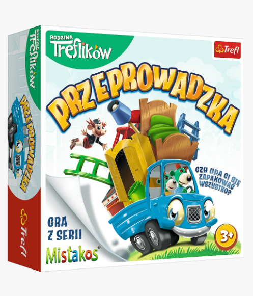 Gra przeprowadzka z rodziną Treflików