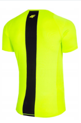 T-shirt fitness soczysta zieleń neon TSMF015 PK - 2