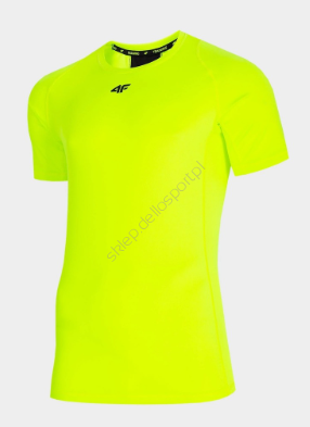 T-shirt fitness soczysta zieleń neon TSMF015 PK