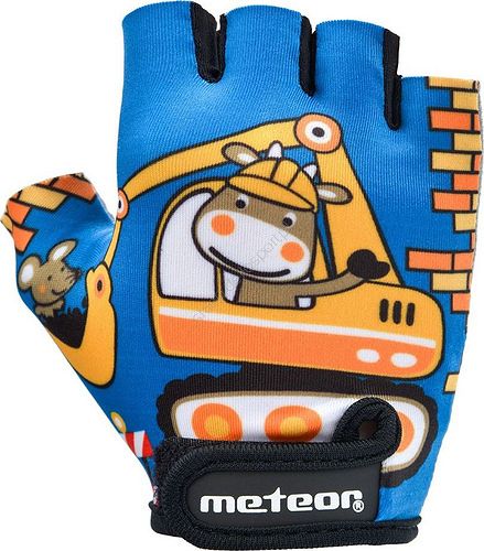 Rękawiczki S rowerowe Meteor Kids Builder 26185