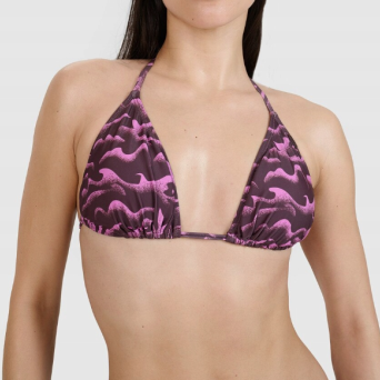 Bikini góra ciemny fiolet allover F075