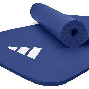 Mata fitness Adidas 1 cm niebieska