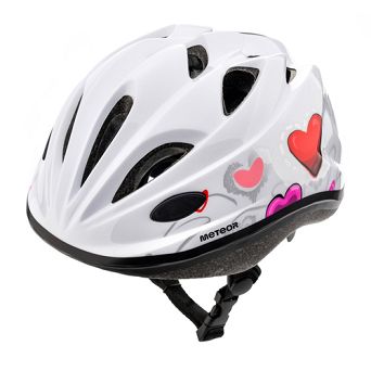Kask S (48-52) Meteor KS07 hearts
