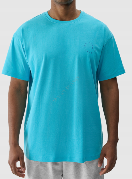 Tshirt błękit turkusowy M2131