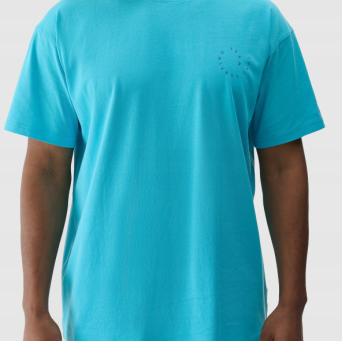 Tshirt błękit turkusowy M2131