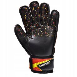 Rękawice bramkarskie 8 Meteor Defence czarne 03817 - 3