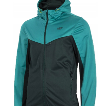 Softshell męski 4F morska zieleń SFM002 H4L20