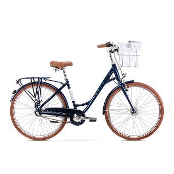 Rower 28" Romet Pop Art Classic gran mat+kosz M
