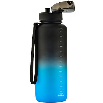 Bidon sportowy 1500ml Meteor czarny/niebieski