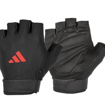 Rękawiczki M na siłownię Adidas Ess czerwone 
